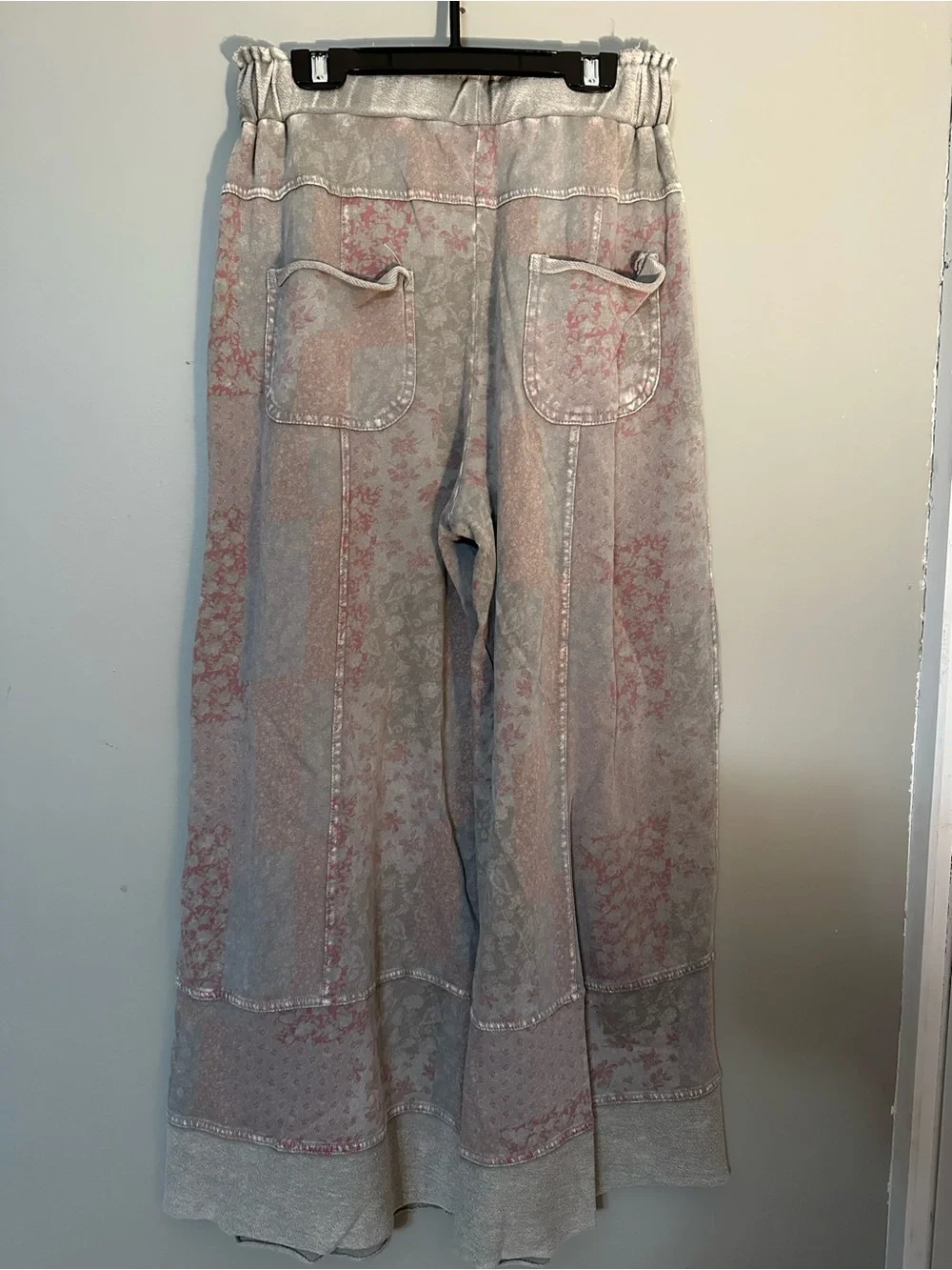 easel boho wide leg sweatpants - Picture 4 of 4